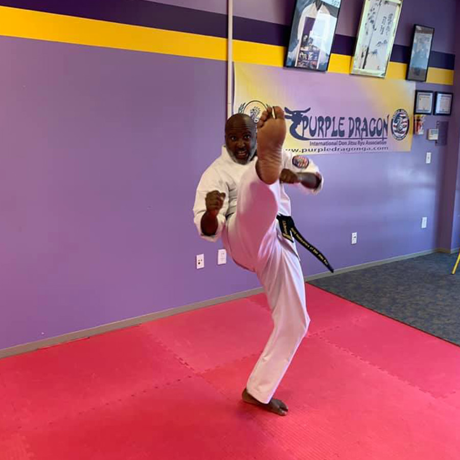 Purple Dragon Karate in Conyers. Sensei Hayden